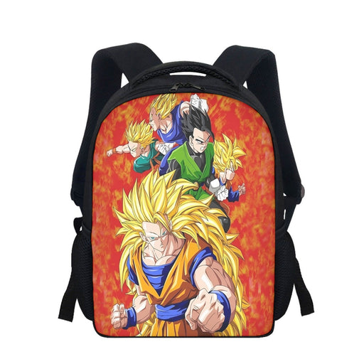 Dragon Ball Super Saiyan Goku Kaioken Epic Red Casual Backpack — DBZ Store