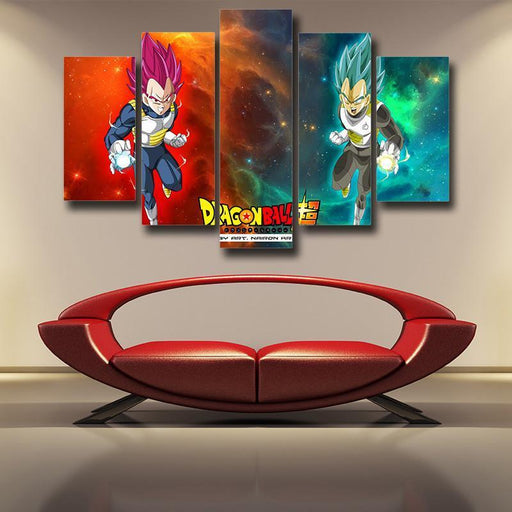 YourCanvas, Goku Ultra Instinct x Vegeta Ssj Blue, Dragon Ball Z, Super  Anime