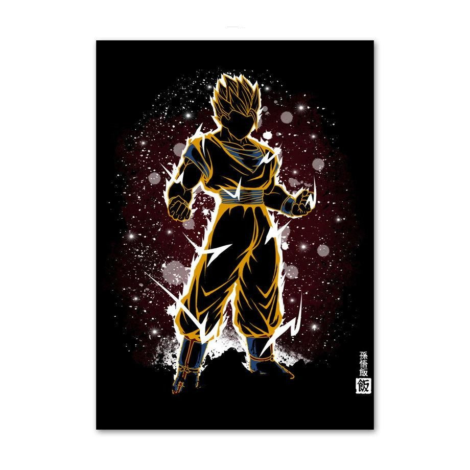 Goku Super Saiyan 1 Painting Dbz Store