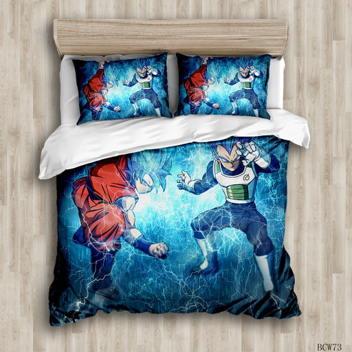 Blue Goku Kamehameha Dragon Ball Super Bed Set — DBZ Store