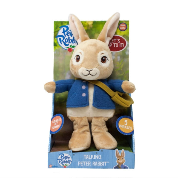 peter rabbit talking plush