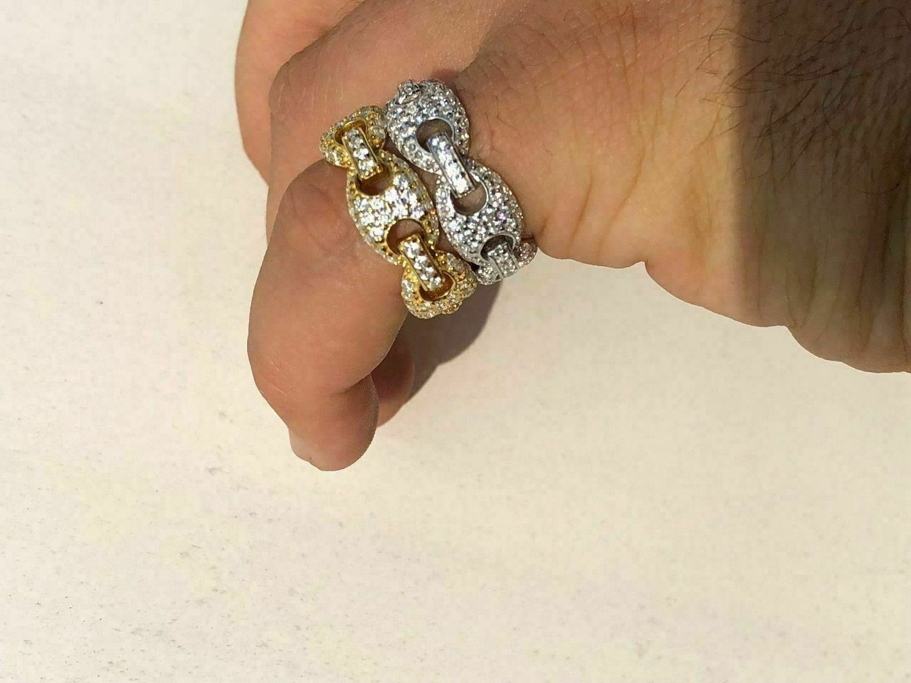 gucci diamond link ring