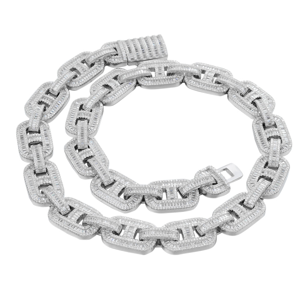 Baguette Gucci Link Chain 15mm - Solid 