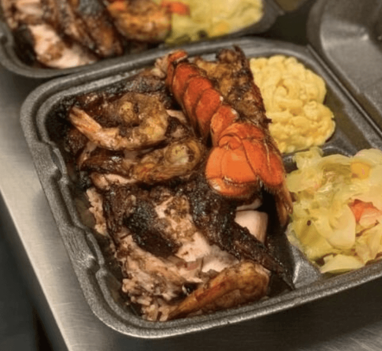 Jamaican And American Food