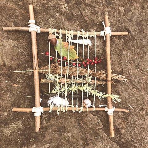2 Ways of Nature Weaving with Kids - Welcome To Nana's