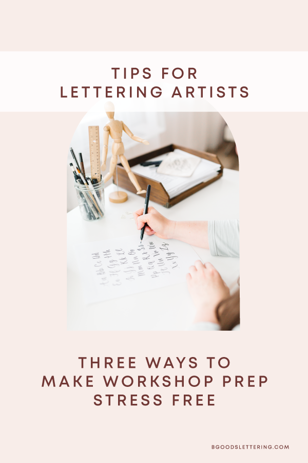 Three Ways to Make Workshop Prep Stress Free