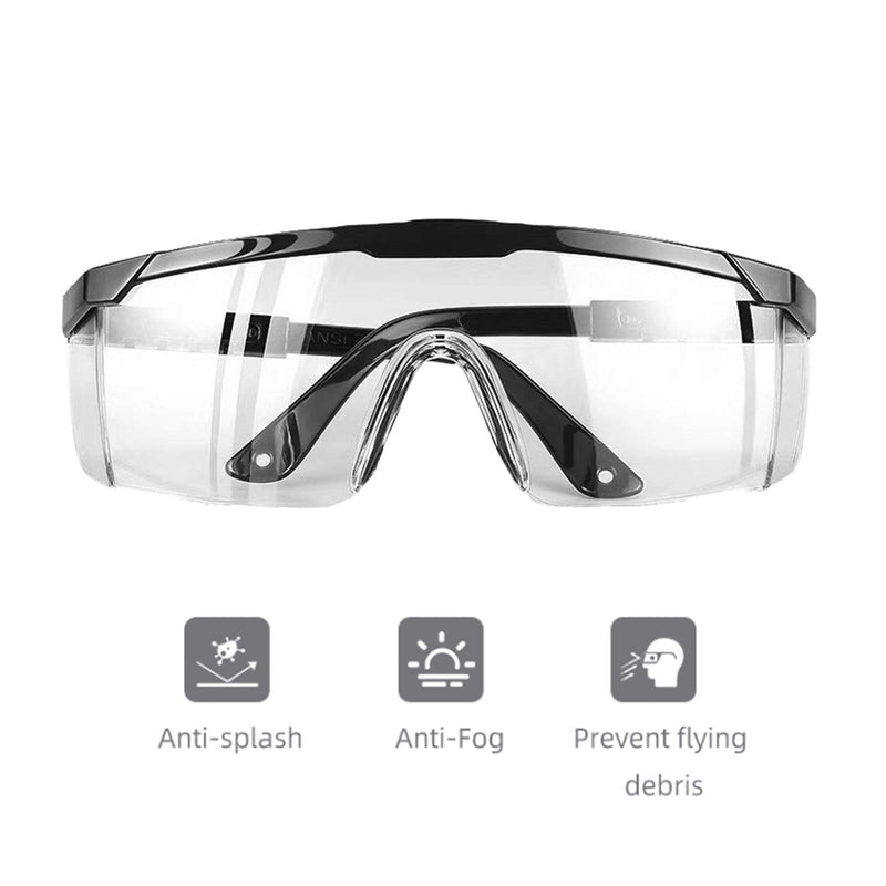 PETLESO Safety Glasses, Anti Fog Safety Goggles Eye Protection Clear ...