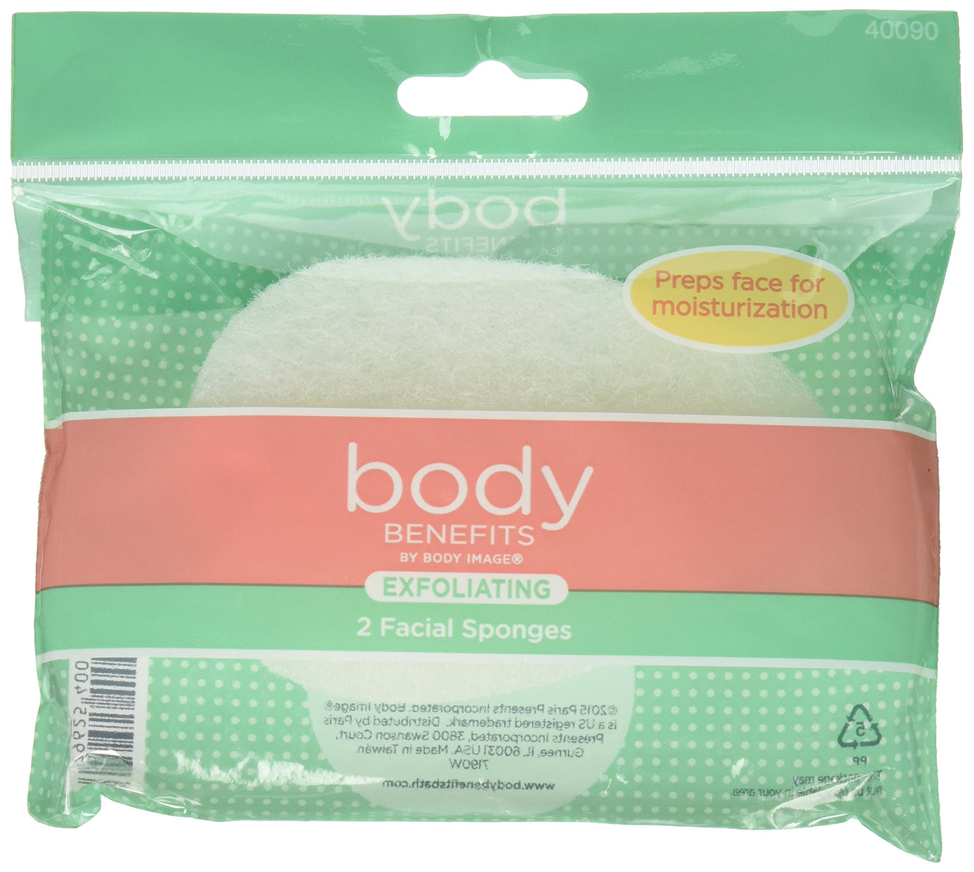 2 Exfoliating Facial Sponges By Body Benefits Beesactive Australia