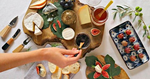 Assiette de fromages français_La Sariette