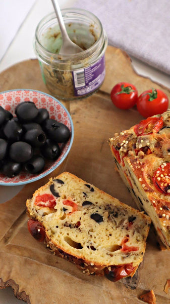 Recette cake provençal aubergine olive tomate_La Sariette