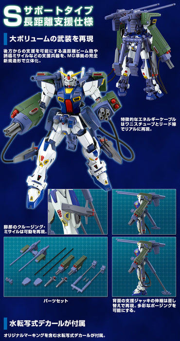 Premium Bandai Master Grade (MG) 1/100 F90 Gundam F90 Mission Pack E Type & S Type