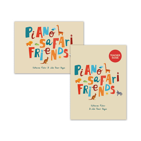 Piano Safari Friends Sticker Replacement Book - Piano Safari