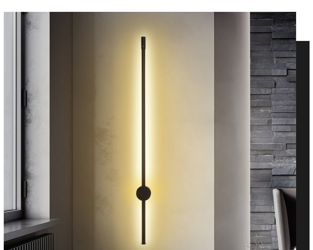 Wall Sconce Lighting Fixture Led Wall Lamp Long Wall