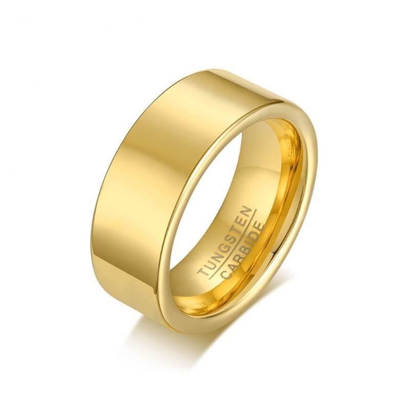 Men Wedding Bands, Tungsten rings, Gold Plated, The T – Bands 4 Bros
