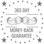 365 Day Money-Back Guarantee. One Year Warranty.