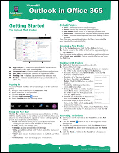 Outlook for Microsoft 365 cheat sheet