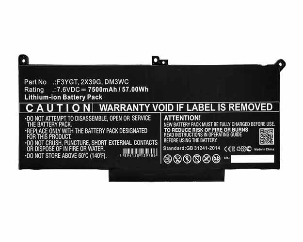 Dell Latitude 7380 Laptop Battery 7500mah Li Ion 7 6v Batteries Global