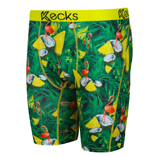 Kids Lemon Or Lime Print Boxer Shorts, Mens Sports Underwear