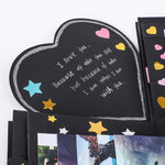 Caja de regalo creativo álbum de fotos romántico