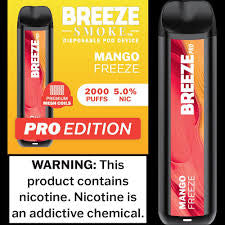 Breeze Pro 0% Nicotine Disposable Vape – The Vapor Shoppe