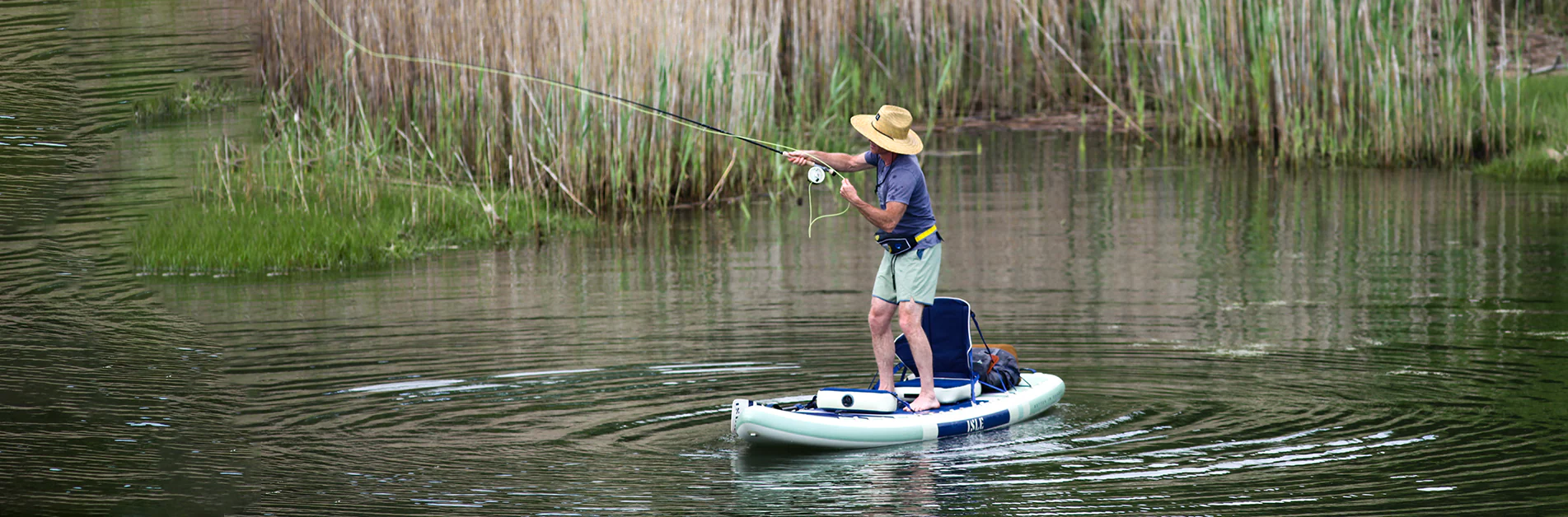 Glide Angler fishing paddle board.