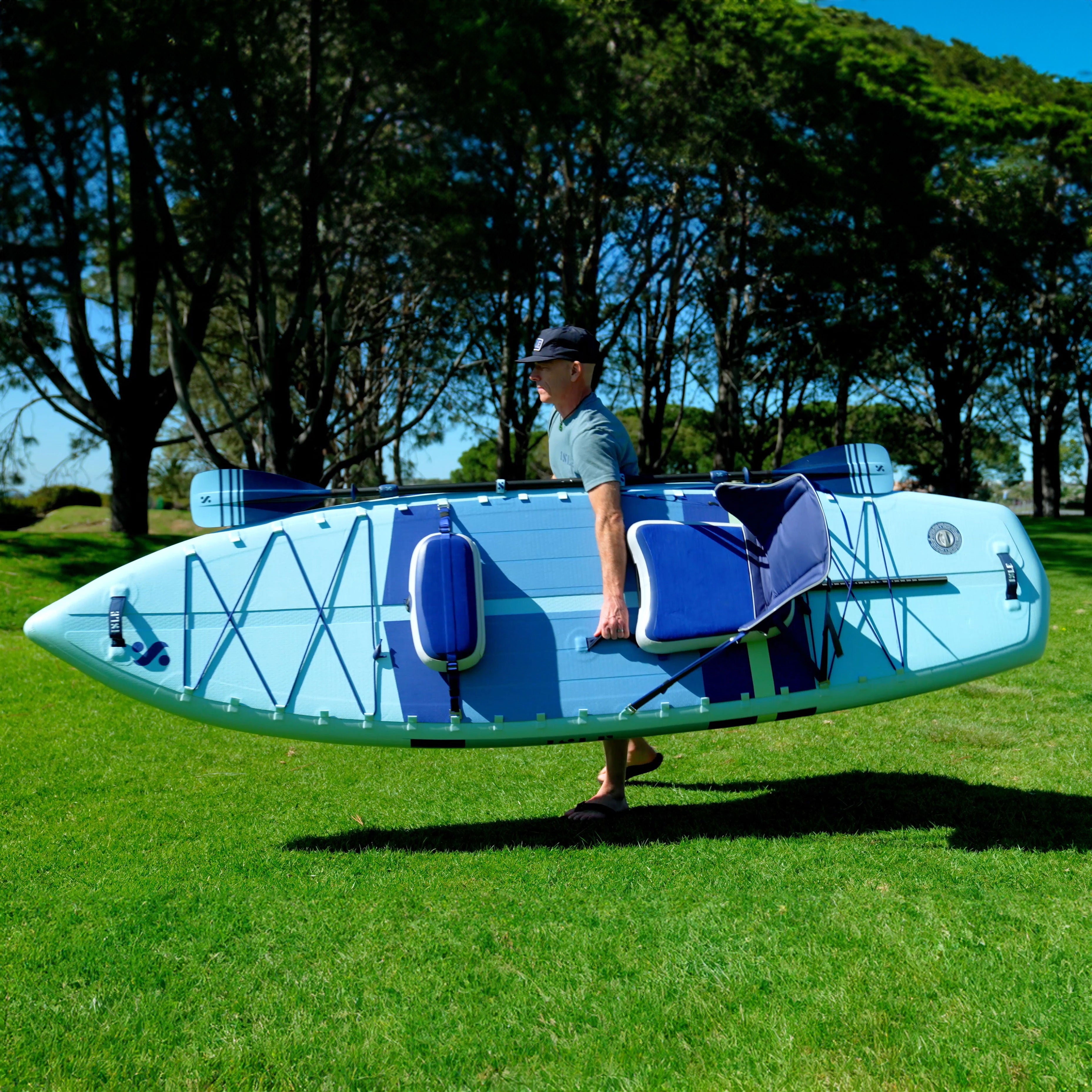 ISLE Sportsman Inflatable Fishing SUP Board Review 