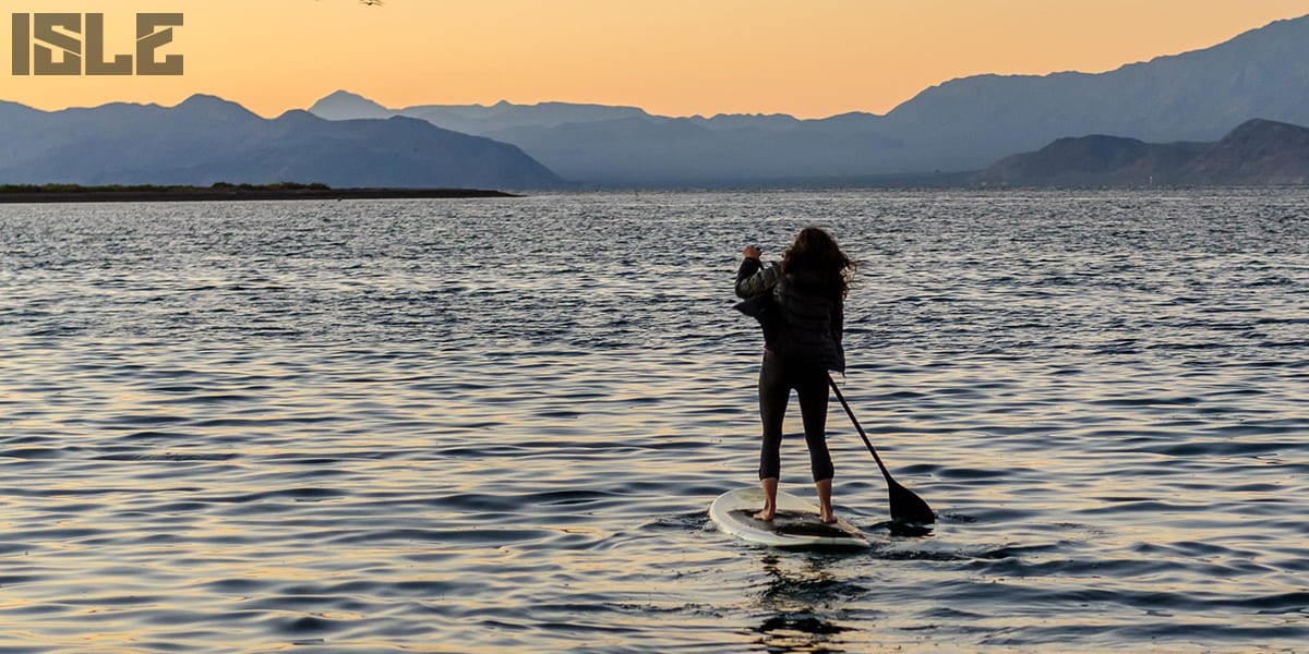 Paddle boarding in Baja Mexico