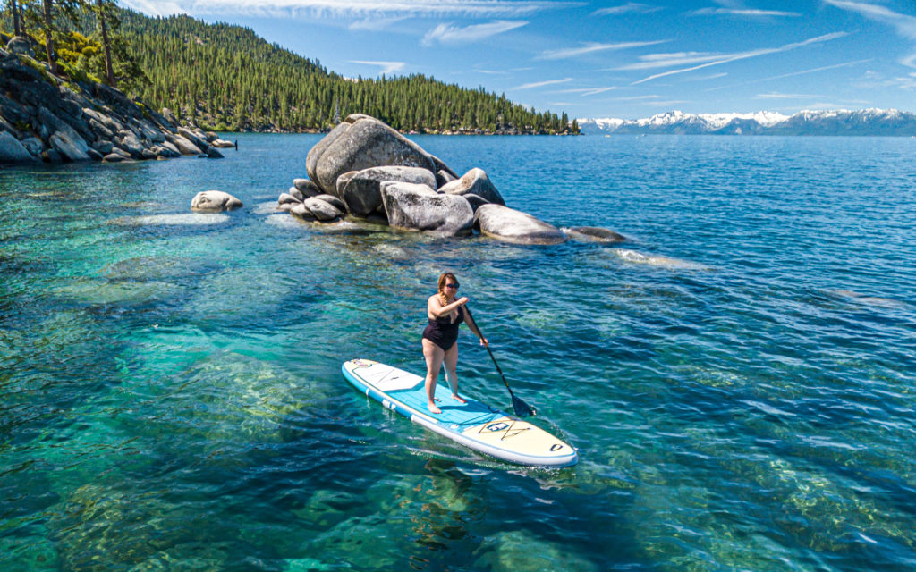 tahoe paddle boarding
