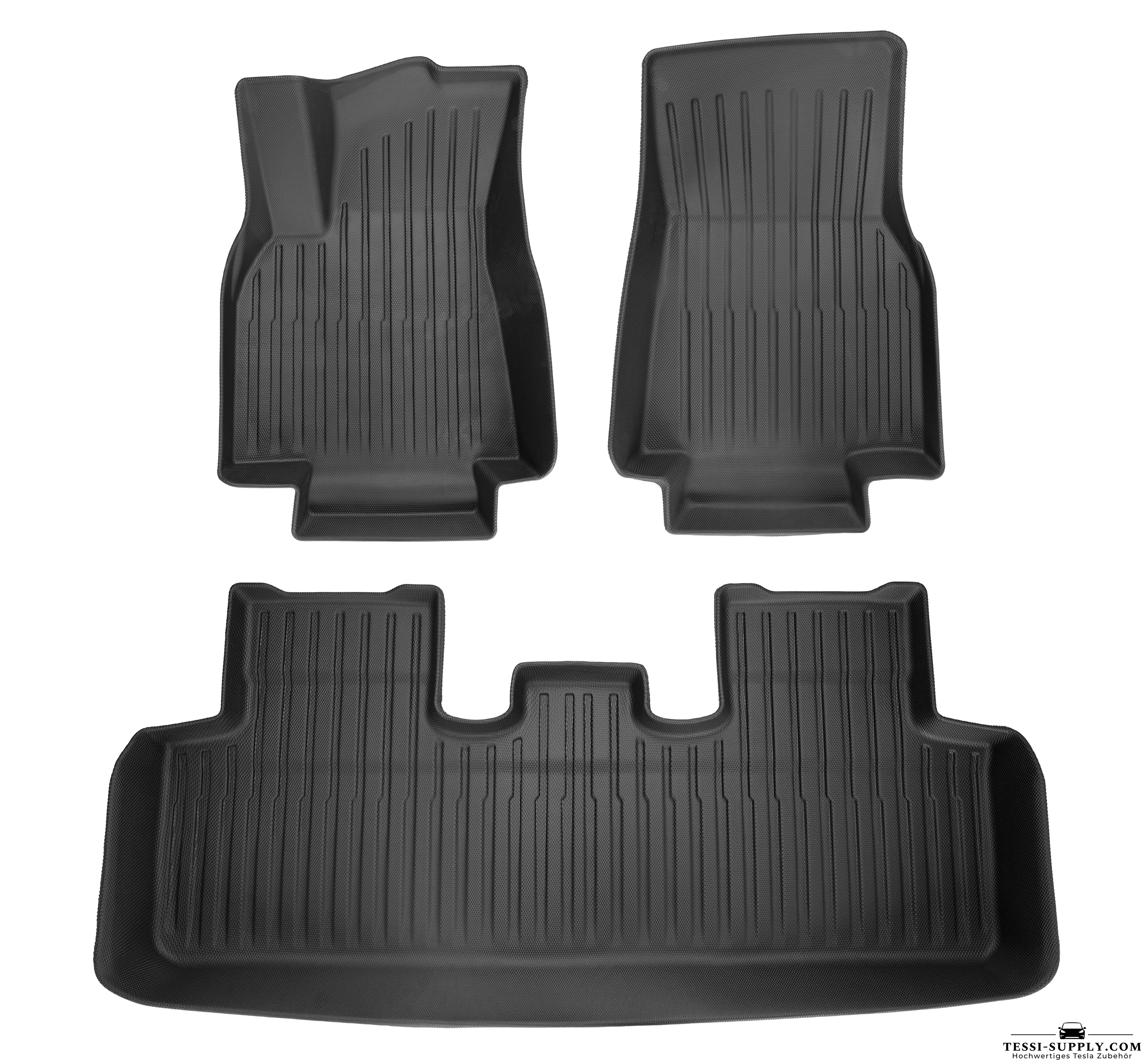 Model Y trunk mat with protection for seats