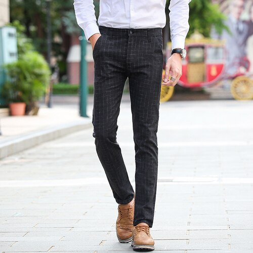 slim casual pants