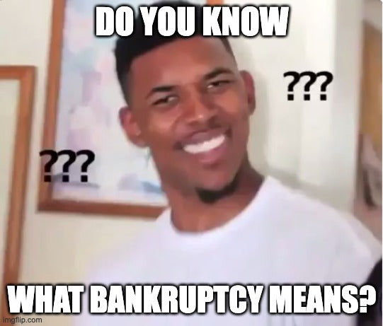 Bankruptcy confusion