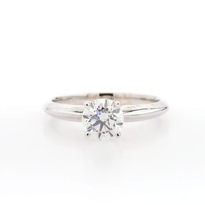 Solitaire Ring - 0.60 carat - 14k White Gold - Joseph Asher Collection