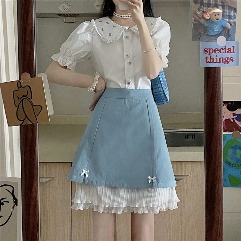 Women's High-Waist Mesh Skirt – Kawaiifashion