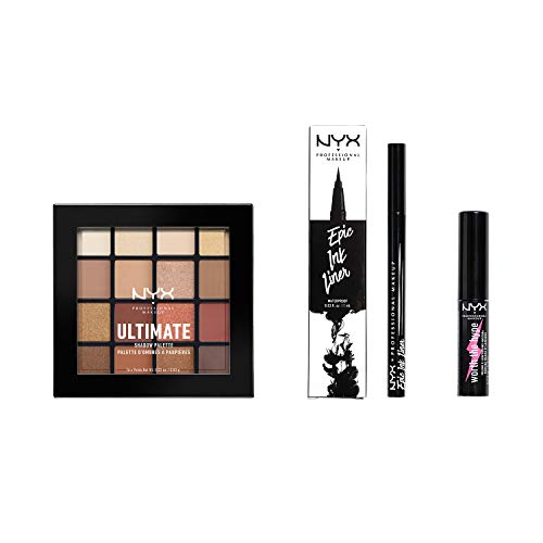 NYX Professional Makeup Wor Eye Kit, Epic Ink - BRANDS Liner, Look Make Up Set, CYPRUS