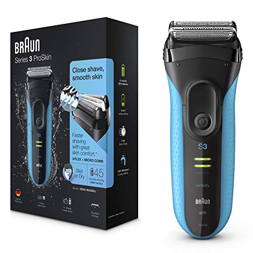 BRAUN SERIES 3 PROSKIN 3040S MEN'S RECHARGEABLE WET & DRY ELECTRIC FOIL  SHAVER