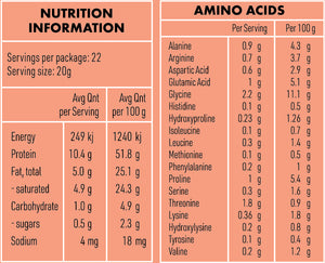 Nutritional Info_Peanut Butter Collagen 