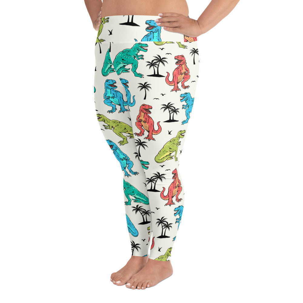 all over print plus size leggings white left 66cc9af4eef42