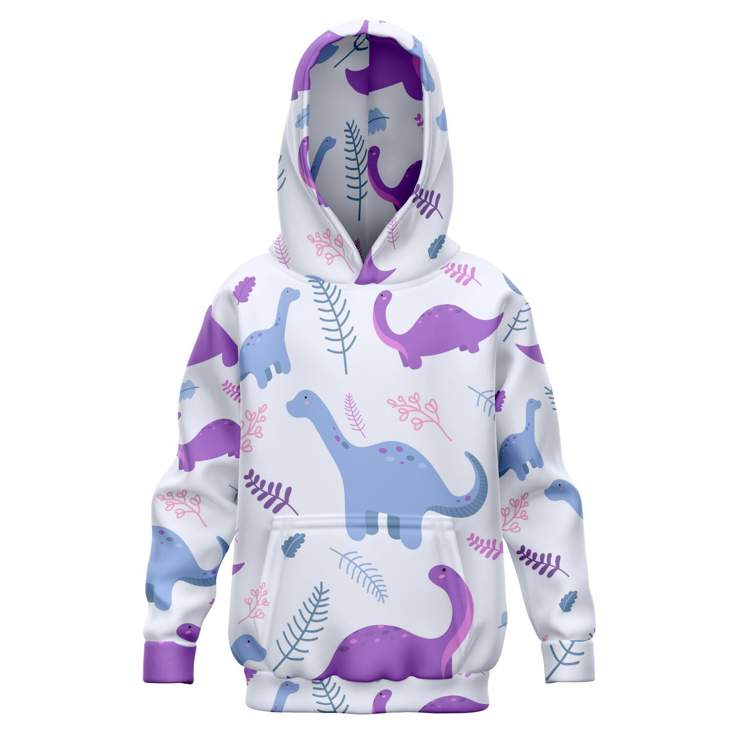 purple dinosaur hoodie