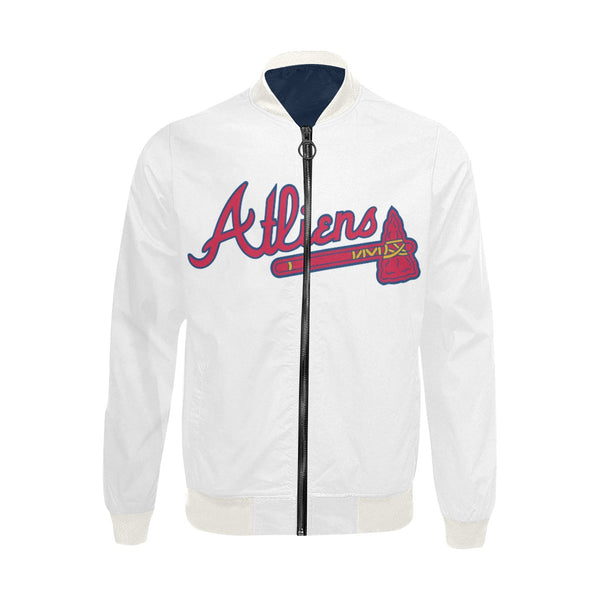 Atliens, White - Outkast Atlanta Braves Parody - Quilted Bomber Jacket –  Acapella Shop