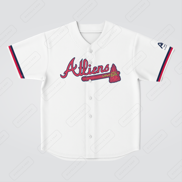Fashion Loyalist Rewind ATLiens 25th Anniversary Navy Baseball Jersey in  B/R SHOP sale