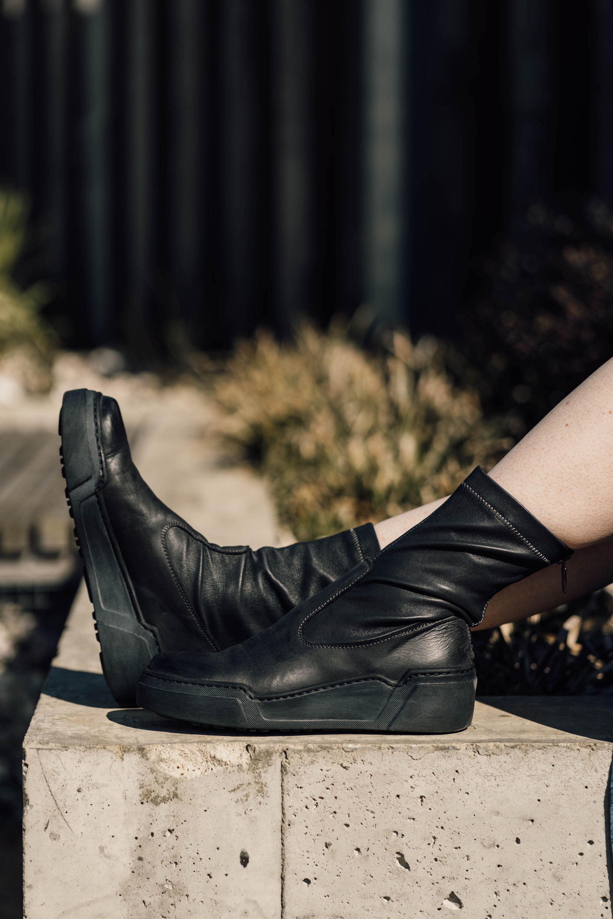 LOFINA - Stretch Leather Boot – Carole Ridley