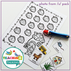 Print And Go Articulation Activities For P B T D M N H W Teaching Talking