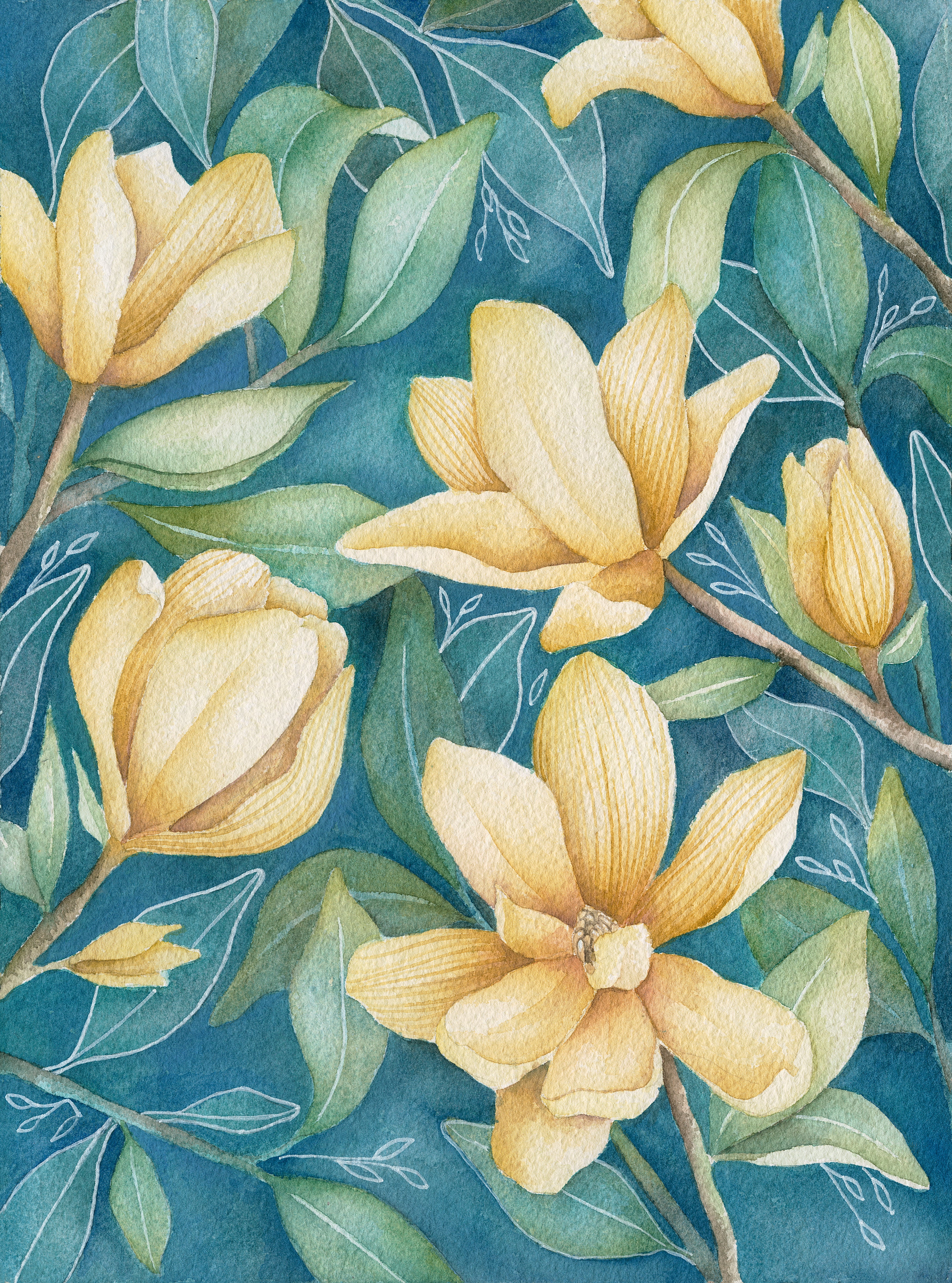 BOSQUE DE MAGNOLIAS AMARILLAS – Cristina Cilloniz