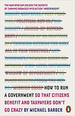 HOW TO RUN A GOVERNMENT SO THAT CITIZENS BENEFIT AND TAXPAYERS DON'T GO CRAZY - BOOKS FIRST ~ Mad About Books