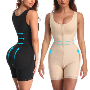 Bodysuit Shapewear mit Reißverschluss für Damen