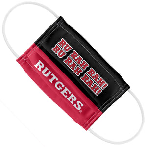 Rutgers Scarlet Knights Ru Rah Rah Face Mask Maskclub