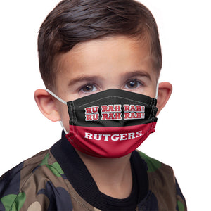 Rutgers Scarlet Knights Ru Rah Rah Face Mask Maskclub