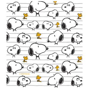 Peanuts Snoopy All Lined Up Pattern Face Mask Maskclub