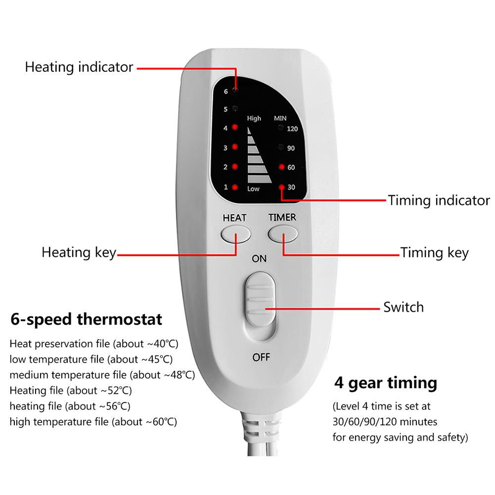 Electric Heating Pad  Remote