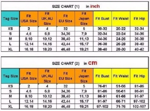 Cheeky-Swimwear Size Chart